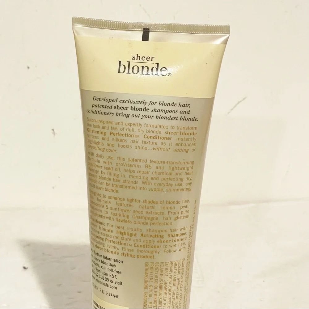 John Frieda Sheer Blonde Glistening Perfection Conditioner Platinum to Champagne